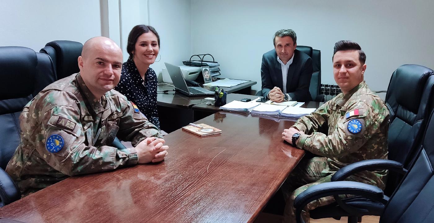 ČLANOVI LOT TIMA EUFOR-a U POSJETI KANTONALNOJ UPRAVI CIVILNE ZAŠTITE