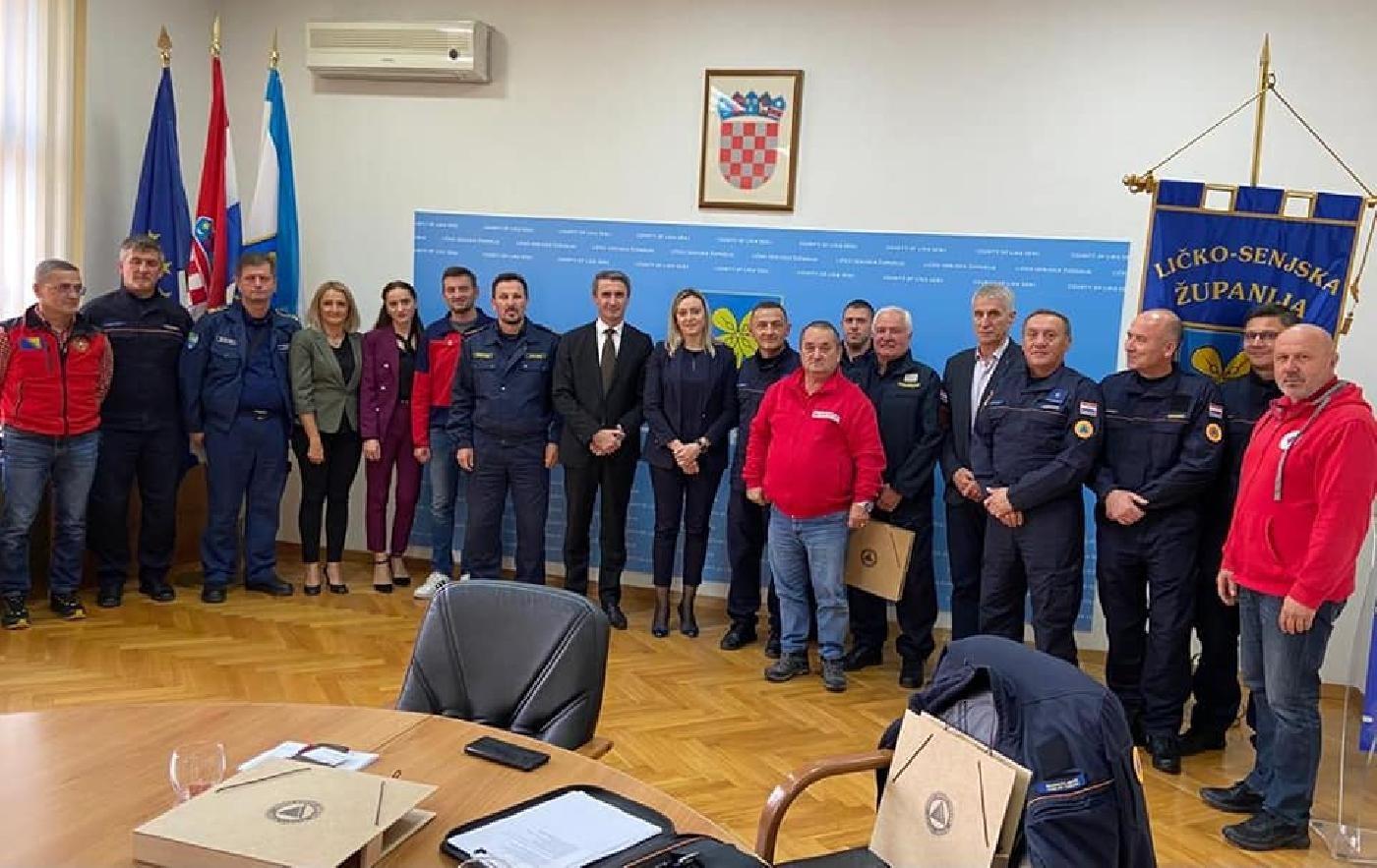 SARADNJA CIVILNE ZAŠTITE LIČKO-SENJSKE ŽUPANIJE I CIVILNE ZAŠTITE UNSKO-SANSKOG KANTONA