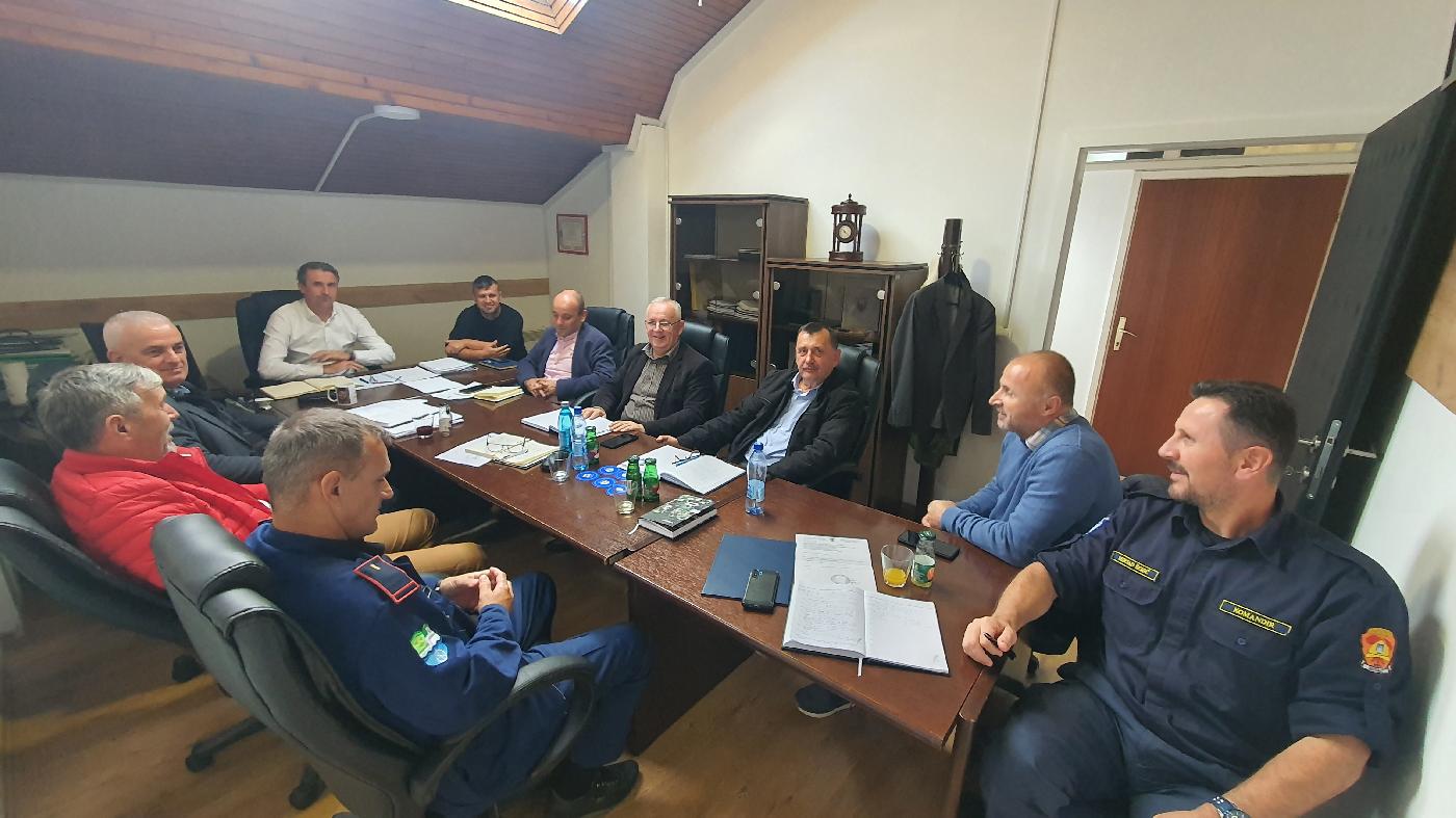 	ODRŽAN RADNI SASTANAK SA PREDSTAVNICIMA SLUŽBI CIVILNE ZAŠTITE