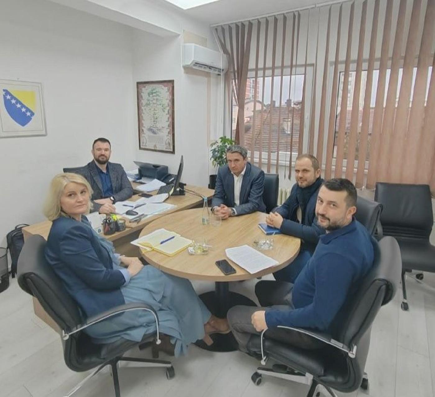 Ministar Odobašić i predstavnici Kantonalne uprave civilne zaštite razgovarali o izradi Registra aktivnih klizišta