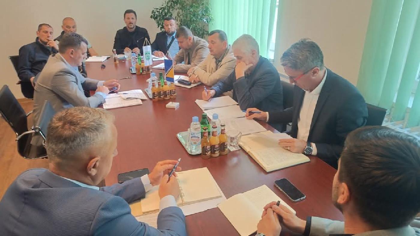Radni sastanak sa rukovodiocima službi civilne zaštite općina/gradova Unsko-sanskog kantona